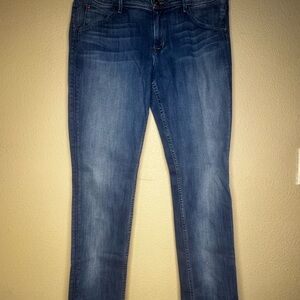 Hudson Colin Skinny Jeans Size 32 Mid Rise Stretch Denim